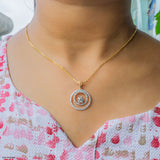 0.50 Carat Solitaire Round Pendant Platinum 950