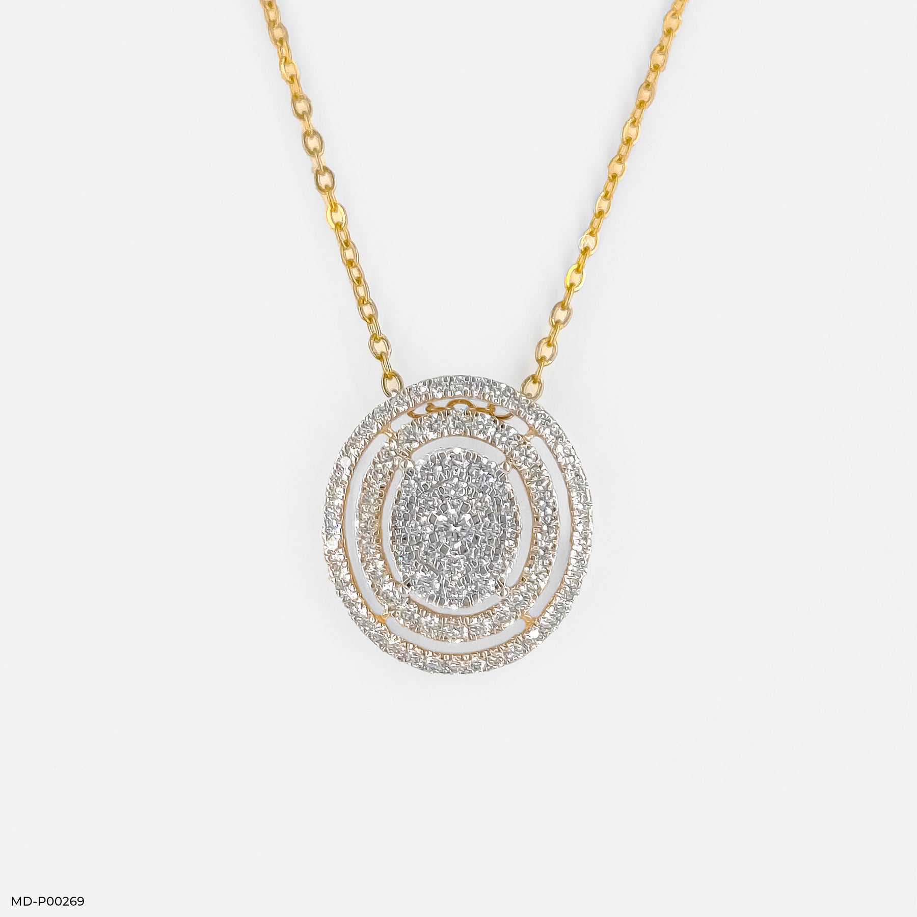 Bold and Beautiful Diamond Pendants 14K Yellow Gold
