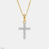 Cross of Hope Pendants 14K White Gold