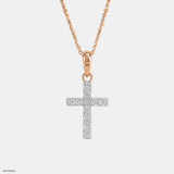 Cross of Hope Pendants 14K White Gold