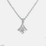 0.75 Carat Round Solitaire Starlit Pendant 14K Rose Gold