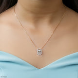 Harmony Sphere Diamond Pendant 14K Rose Gold