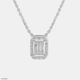 Harmony Sphere Diamond Pendant 14K Rose Gold