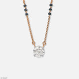 1 Carat Vivaara Diamond Mangalsutra 14K Rose Gold