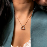 0.50 Carat Round Solitaire 3 In 1 Detachable Pendant Platinum 950