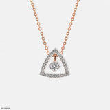 0.50 Carat Round Solitaire 3 In 1 Detachable Pendant Platinum 950
