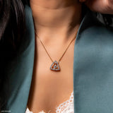 0.50 Carat Round Solitaire 3 In 1 Detachable Pendant Platinum 950
