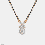 Fancy Diamond Mangalsutra 18K White Gold