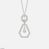 0.75 Carat Pear Opulent Glow Lab Diamond Pendant 14K White Gold
