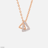 Trinity Flicker Diamond Pendants 9K Yellow Gold