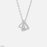 Trinity Flicker Diamond Pendants Platinum 950