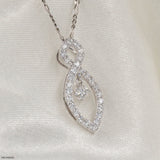 Forever Flame Diamond Pendants 14K Yellow Gold