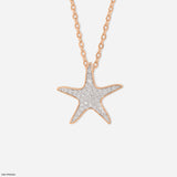 Stardust Fantasy Diamond Pendants 9K Rose Gold