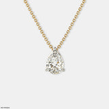 Lustra Drop Pendant 14K Rose Gold