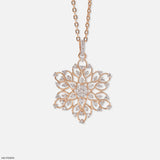 Filigree Floral Star Pendant 9K Yellow Gold