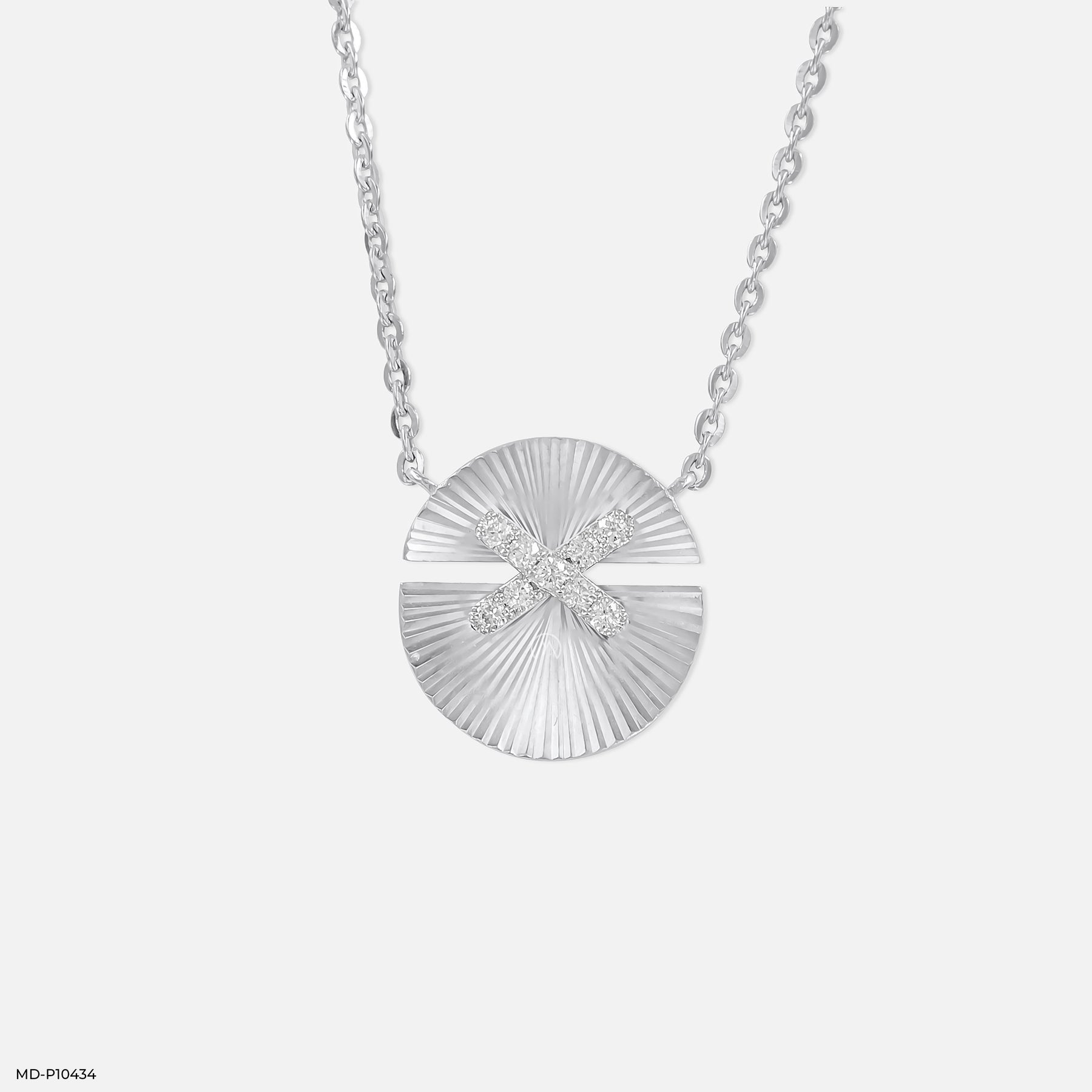 Sun X Pendants 14K Yellow Gold