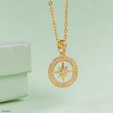 Soul Compass Lab Diamond Pendant 925 Sterling Silver