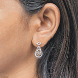 Layered Drops Earrings 9K Rose Gold