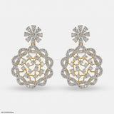 Circular Elegance Earrings 14K Yellow Gold