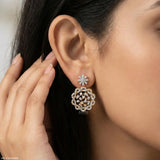 Circular Elegance Earrings 9K Yellow Gold