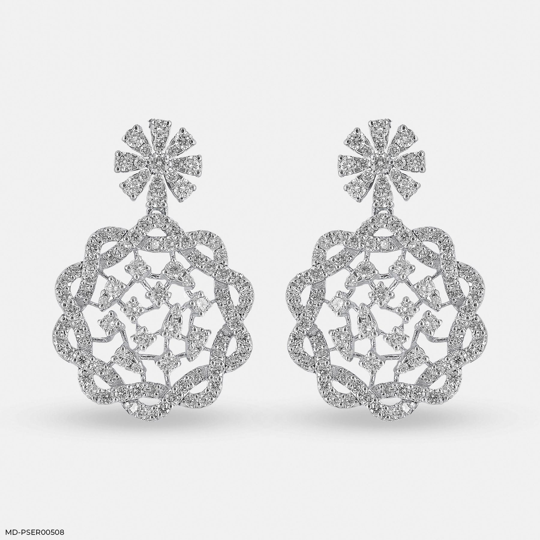 Circular Elegance Earrings 14K Yellow Gold