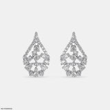 Vine of Sparkles Earrings 14K Rose Gold