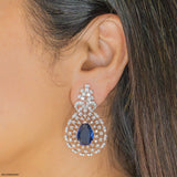 Regal Teardrop Earrings 9K Yellow Gold