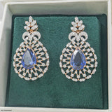 Regal Teardrop Earrings Platinum 950