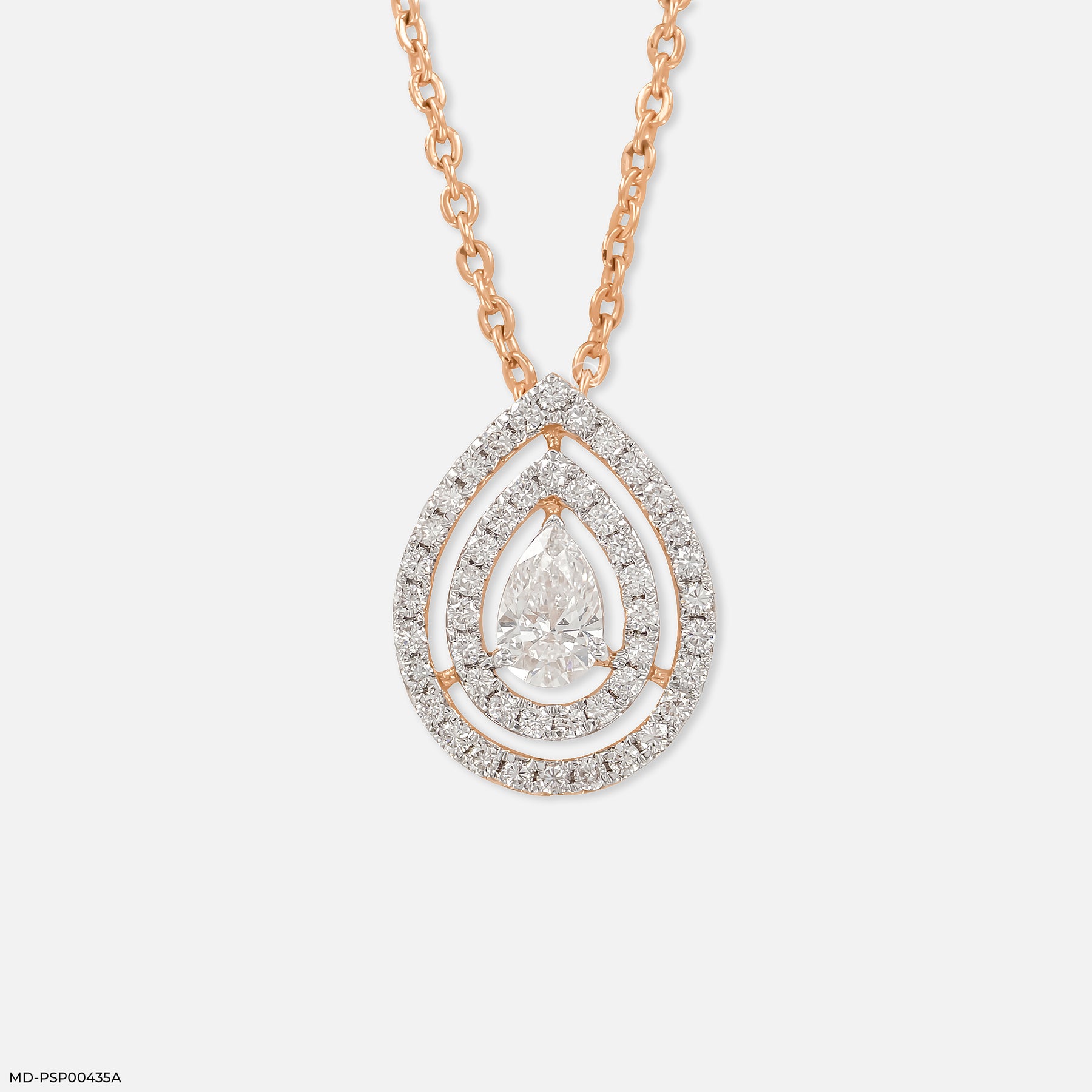 Rose Radiance Pendants 14K Rose Gold