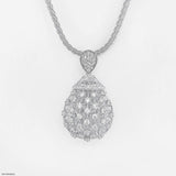 Diamond Chandelier Pendant 14K Yellow Gold