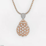 Diamond Chandelier Pendant 14K Yellow Gold