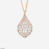 Starlight Lattice Pendantt 14K Rose Gold