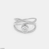 The Infinity Ring 18K White Gold