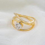 The Infinity Ring 18K White Gold