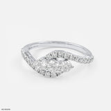 Triad Diamond Rings 9K Yellow Gold