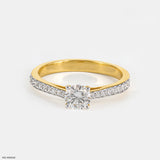 The Elegant Solitaire Ring 14K Yellow Gold