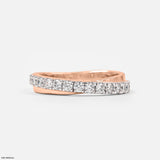 Slick  Diamond Rings 14K Yellow Gold