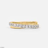 Slick  Diamond Rings 14K Yellow Gold