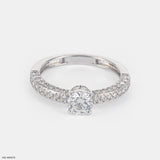 0.50 Carat Solitaire Diana Ring 9K White Gold