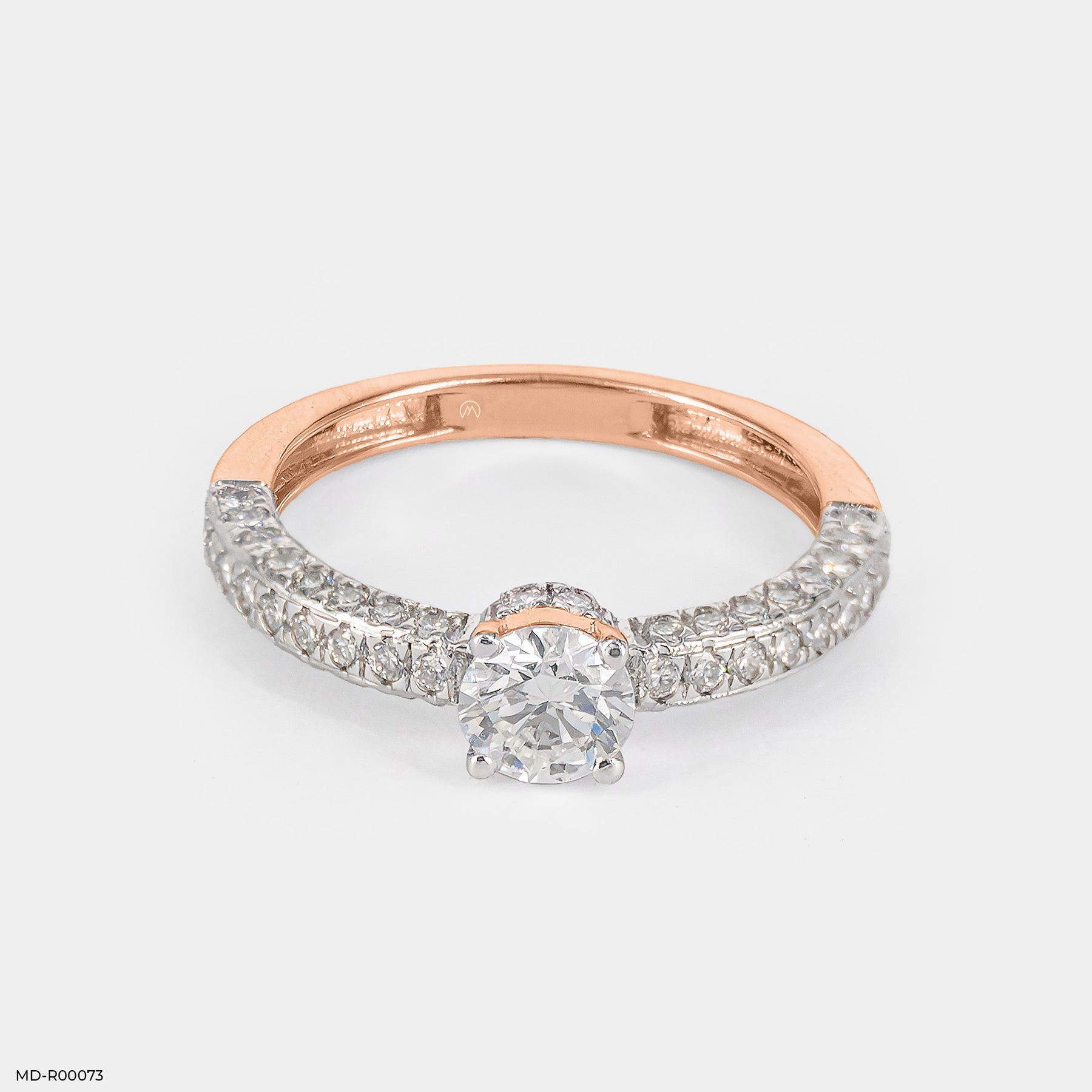 0.50 Carat Solitaire Diana Ring 9K White Gold