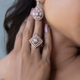 The Diamond Kite Ring 14K Yellow Gold