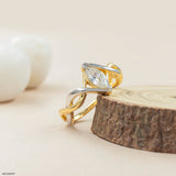 0.75 Carat Marquee Diamond Ring 9K Rose Gold
