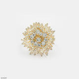 Botanic Diamond Rings 14K Yellow Gold