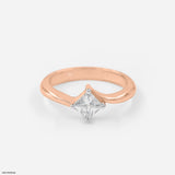 The Jive Princessey Diamond Rings 14K Yellow Gold