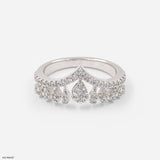 Vintage Style Diamond Rings 14K White Gold