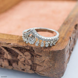 Vintage Style Diamond Rings 14K White Gold