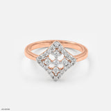 Celestial Compass Ring 9K White Gold