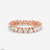 The Deific Scarlet Bands 14K White Gold