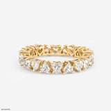 The Deific Scarlet Bands 14K White Gold