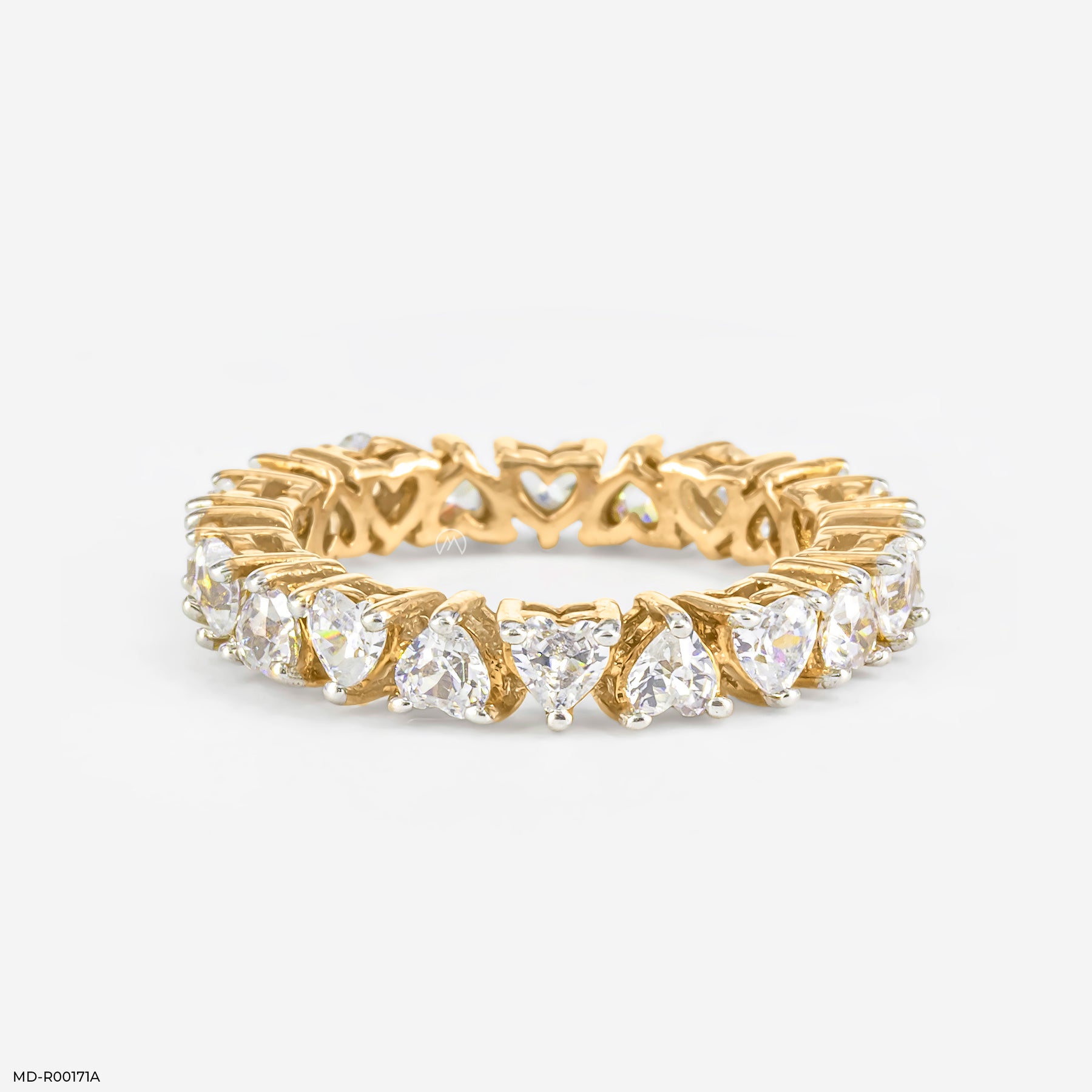 The Deific Scarlet Bands 14K White Gold